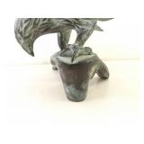 Brass Eagle Sculpture