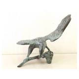 Brass Eagle Sculpture