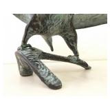 Brass Eagle Sculpture