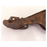 Lot of Antique Iron Pulleys, Scythe, etc.