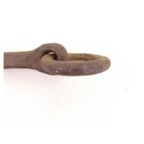 Lot of Antique Iron Pulleys, Scythe, etc.