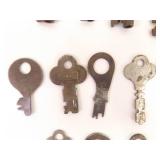 Large Lot of Antique Skeleton Keys