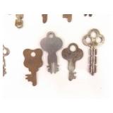 Large Lot of Antique Skeleton Keys