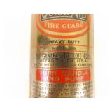 2 Antique Brass Hand Pump Fire Extinguishers