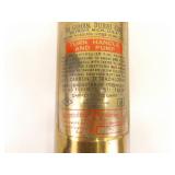 2 Antique Brass Hand Pump Fire Extinguishers
