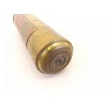 2 Antique Brass Hand Pump Fire Extinguishers