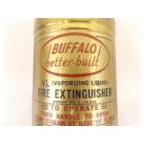 2 Antique Brass Hand Pump Fire Extinguishers