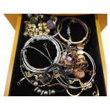 LARGE LOT of Costume Jewelry in Jewelry Boxes etc.