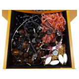 LARGE LOT of Costume Jewelry in Jewelry Boxes etc.