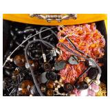 LARGE LOT of Costume Jewelry in Jewelry Boxes etc.