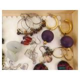 LARGE LOT of Costume Jewelry in Jewelry Boxes etc.