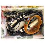LARGE LOT of Costume Jewelry in Jewelry Boxes etc.