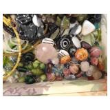 LARGE LOT of Costume Jewelry in Jewelry Boxes etc.