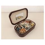 LARGE LOT of Costume Jewelry in Jewelry Boxes etc.