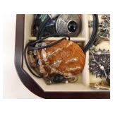 LARGE LOT of Costume Jewelry in Jewelry Boxes etc.