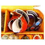 LARGE LOT of Costume Jewelry in Jewelry Boxes etc.