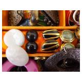 LARGE LOT of Costume Jewelry in Jewelry Boxes etc.