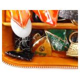 LARGE LOT of Costume Jewelry in Jewelry Boxes etc.