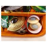 LARGE LOT of Costume Jewelry in Jewelry Boxes etc.