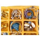 LARGE LOT of Costume Jewelry in Jewelry Boxes etc.
