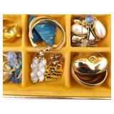 LARGE LOT of Costume Jewelry in Jewelry Boxes etc.