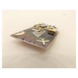 Lot of 4 VERY COLLECTIBLE "House Pins" by Lucinda Brooches