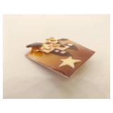 Lot of 4 VERY COLLECTIBLE "House Pins" by Lucinda Brooches