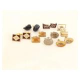 Lot of Mens Jewelry, Cufflinks, Money Clips, Tie Pins, etc.