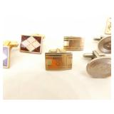 Lot of Mens Jewelry, Cufflinks, Money Clips, Tie Pins, etc.