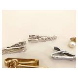 Lot of Mens Jewelry, Cufflinks, Money Clips, Tie Pins, etc.