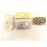 Lot of Mens Jewelry, Cufflinks, Money Clips, Tie Pins, etc.