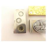 Lot of Mens Jewelry, Cufflinks, Money Clips, Tie Pins, etc.