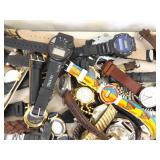 HUGE LOT of Vintage, NOS, etc. Timex, Fossil, Seiko, etc. Watches