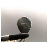 .925 Sterling Silver Howlite Cabochon Pendant Necklace