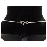 .925 Sterling Silver Star of David Torah Pendant Necklace