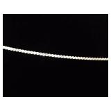 .925 Sterling Silver Double Strand Woven Snake Link Chain Necklace