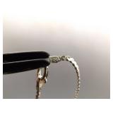 .925 Sterling Silver Double Strand Woven Snake Link Chain Necklace