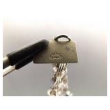 .925 Sterling Silver 7 Charm 7.5" Charm Bracelet