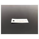 .925 Sterling Silver Coach Zirconia Post Earrings In Original Packaging