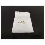 .925 Sterling Silver Coach Zirconia Post Earrings In Original Packaging