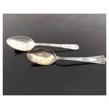 164.1 Grams of Antique and Vintage .925 Sterling Silver Souvenir and Travel Spoons