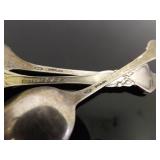 164.1 Grams of Antique and Vintage .925 Sterling Silver Souvenir and Travel Spoons