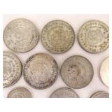 Lot of REAL SILVER Old Foreign Coins
