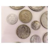 Lot of REAL SILVER Old Foreign Coins