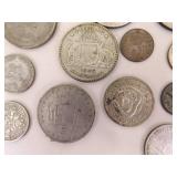 Lot of REAL SILVER Old Foreign Coins