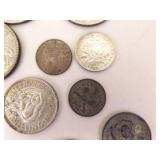 Lot of REAL SILVER Old Foreign Coins
