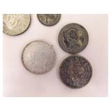 Lot of REAL SILVER Old Foreign Coins