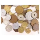 Large Lot of Old Foreign Coins