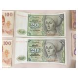 Lot of Old Foreign Currency Bills