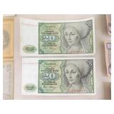 Lot of Old Foreign Currency Bills
